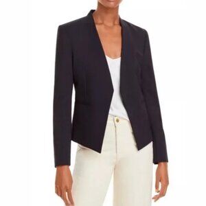 Size 0 Theory Lanai Collarless Blazer - Black